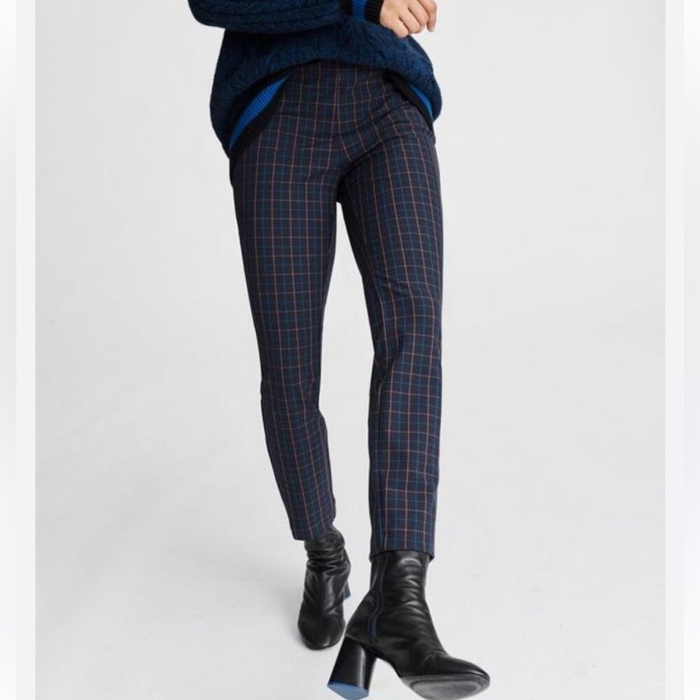 rag & bone Simone Pant in Navy Multi Size 4 NWT